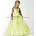 New beaded appliqued ruffled ball gown custom-made kids girls evening dresses CWFaf4787